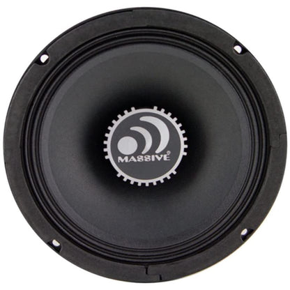 Massive Audio M8S 8" 300W 4-Ohms Car Stereo Shallow Mount Midrange Speaker