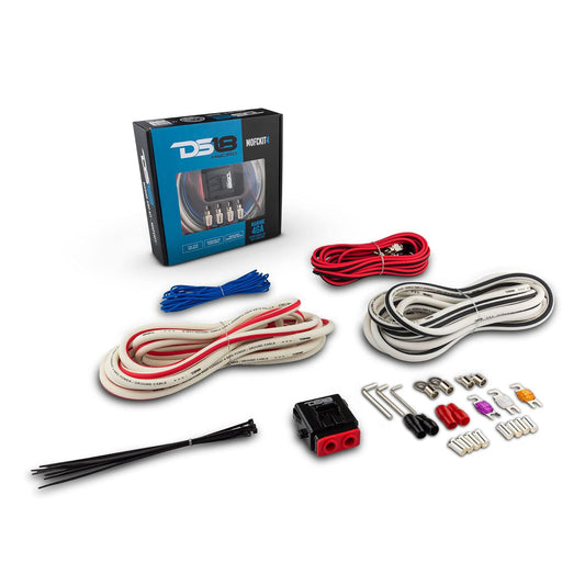 DS18 MOFCKIT4 4-Gauge Marine Tinned OFC Amplifier Installation Kit Up to 1800W