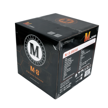 Sundown Audio M-Series M8 8-inch 1600W Peak Dual 2-Ohm Voice Coil Car Subwoofer