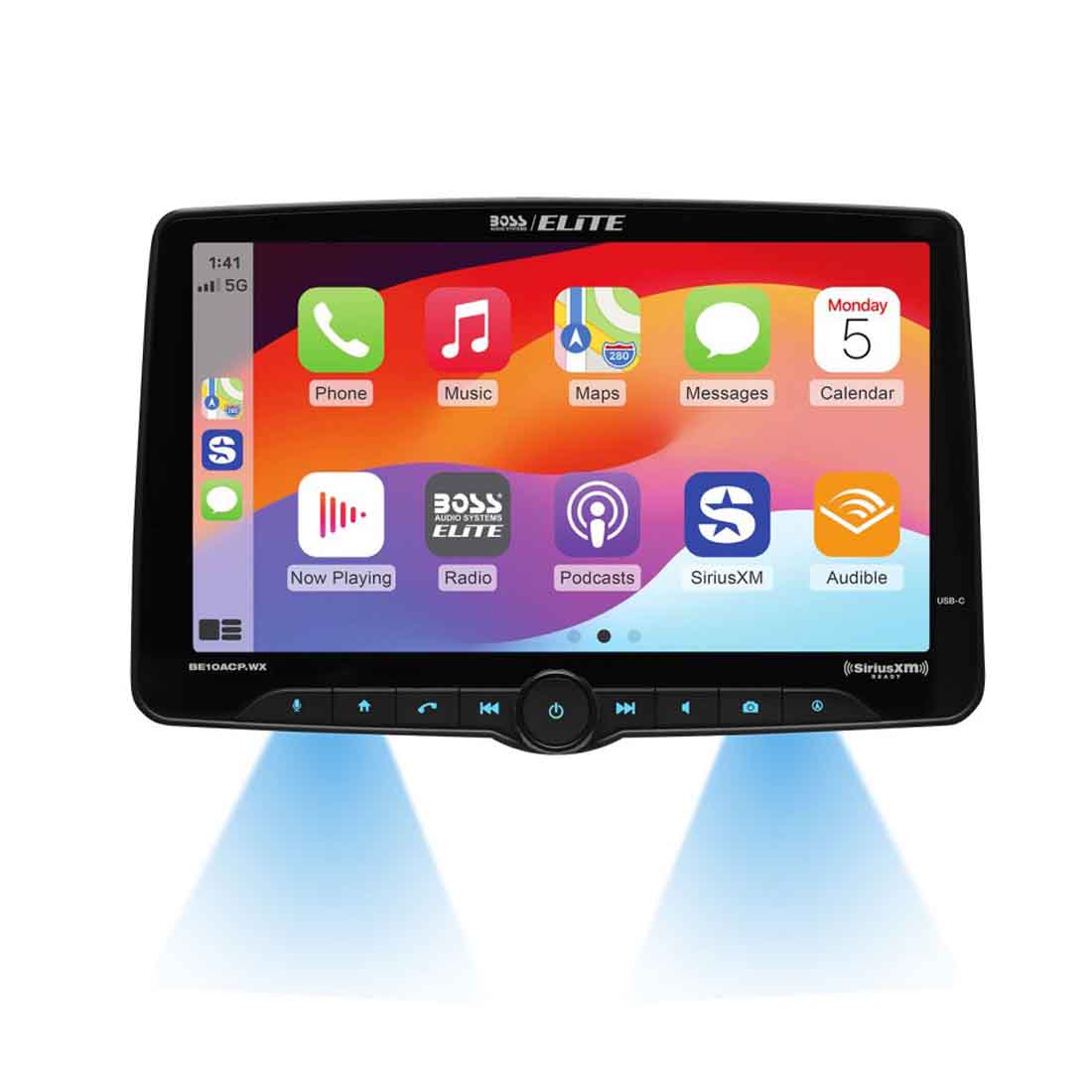 Boss Audio BE10ACP.WXC 1-DIN 10" Digital Multimedia Receiver w/ Back-Up Camera