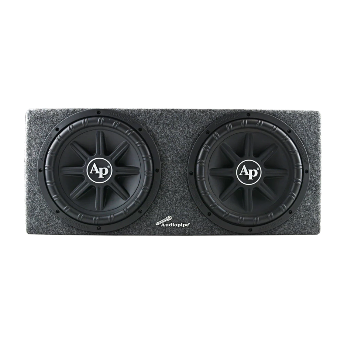 Audiopipe APSB-12212PX Dual 12″ Compact Sealed Subwoofer Box 2400 Watts Max