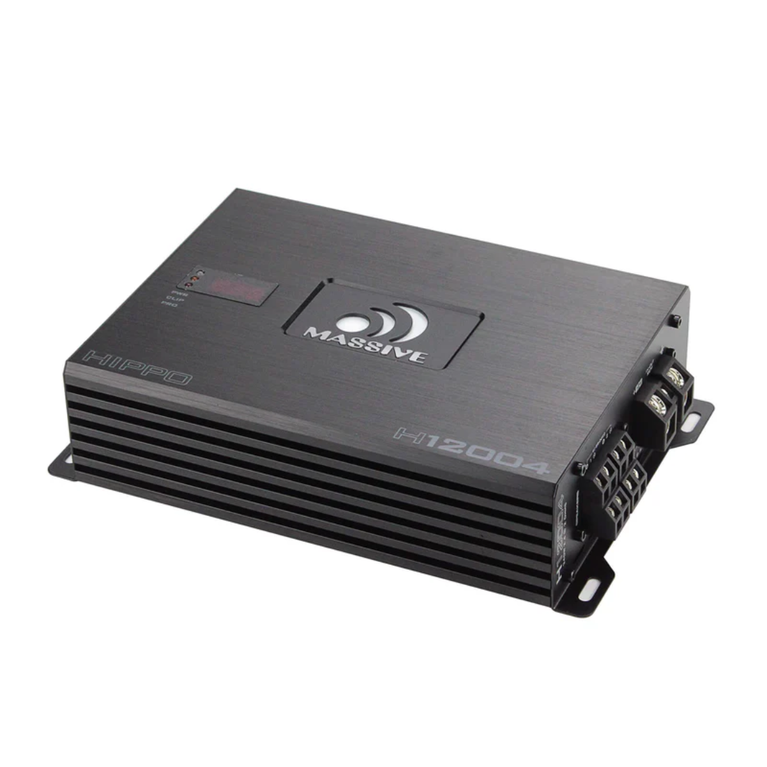 Massive Audio H12004 4-Channel 200W RMS x 4 @ 4-Ohm Full-Range Digital Amplifier
