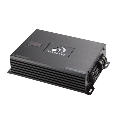Massive Audio H12004 4-Channel 200W RMS x 4 @ 4-Ohm Full-Range Digital Amplifier