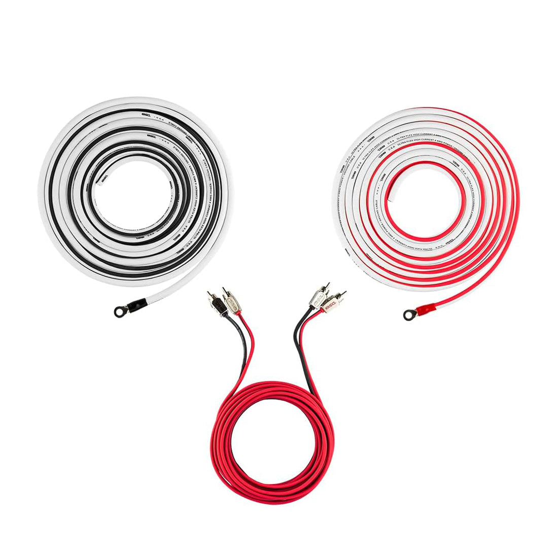 DS18 MOFCKIT4 4-Gauge Marine Tinned OFC Amplifier Installation Kit Up to 1800W