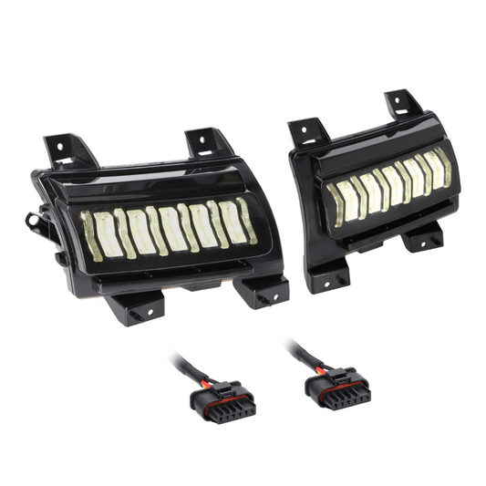 Heise JP-TSS-S Smoked Turn Signal Light for Jeep JL & JT Sport/Willys 2018-Up