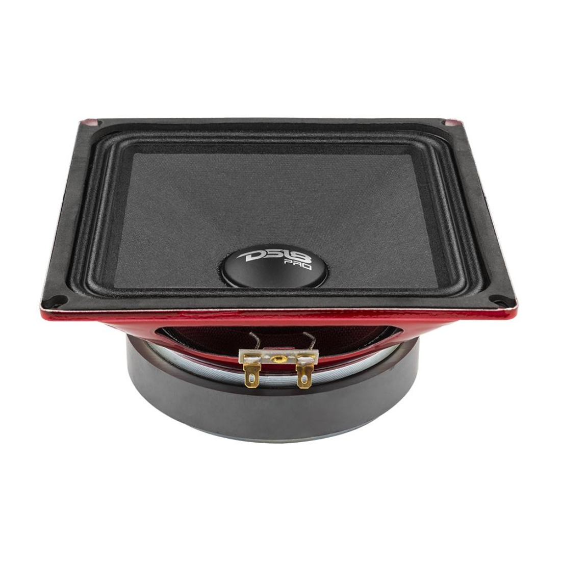 DS18 PRO-X6.4MSQ 6.5" 500W Max 4-Ohm Square Midrange Car Loudspeaker (Single)