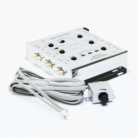 Autotek ATK2/3X 2/3-Way Car Audio Stereo Active Crossover w/ Remote Bass Control