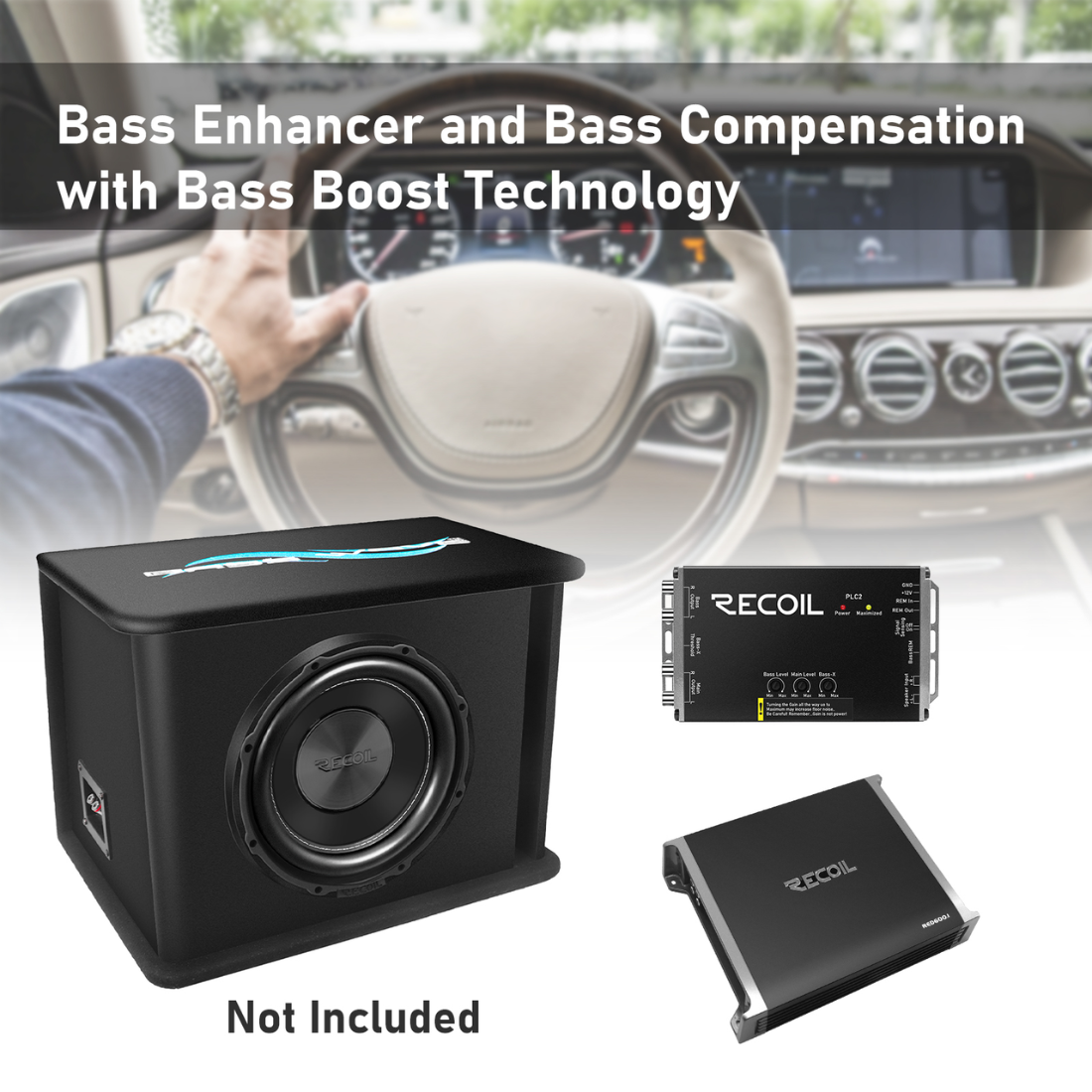 Recoil Audio PLOC2 2-Channel Line Output Converter w/ Bass Boost Technology