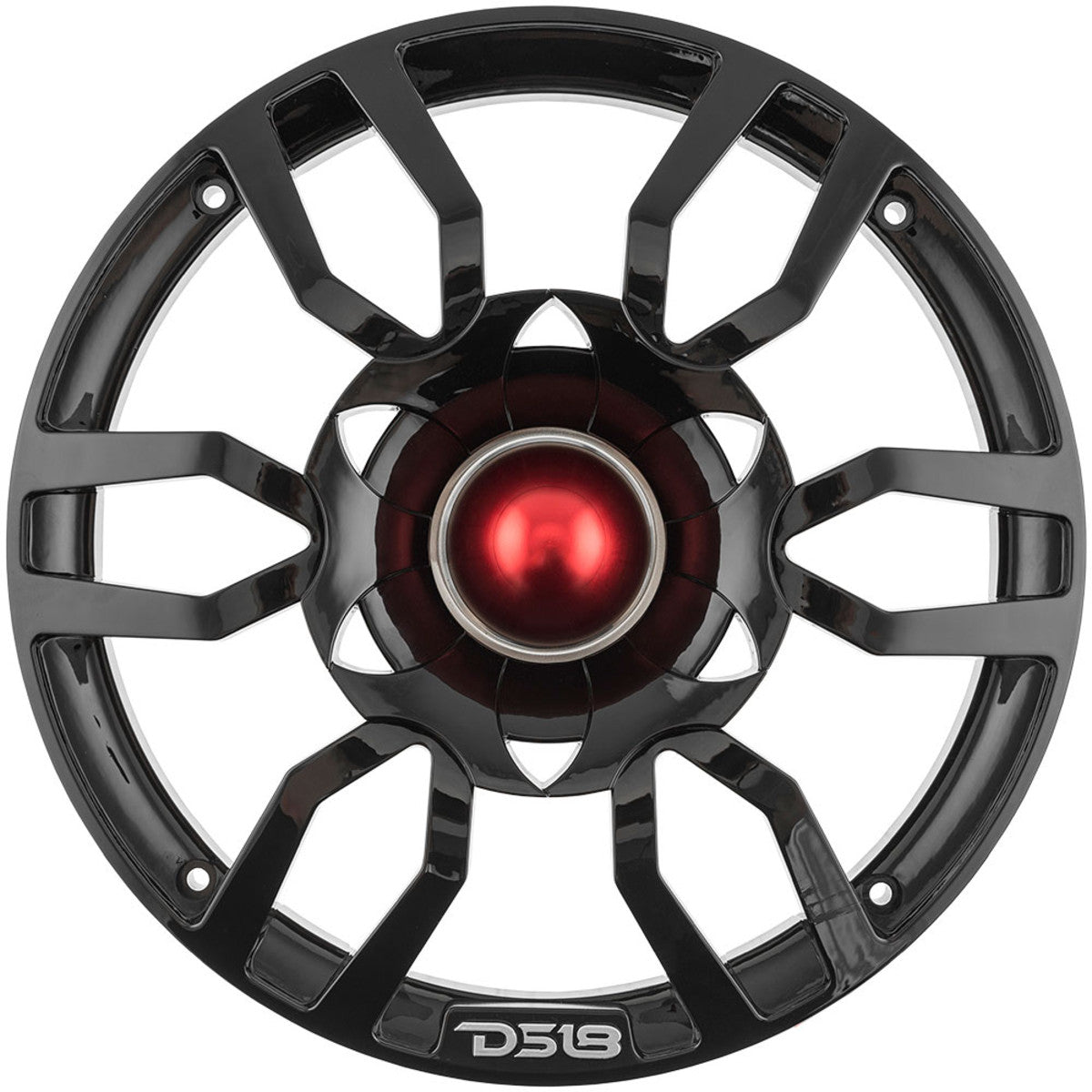 DS18 PRO-GTW8BK 8" Grill with 1.75" Professional Neodymium Bullet Tweeter and RGB LEDs
