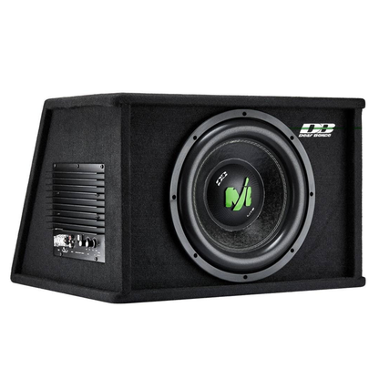 Deaf Bonce ML12A 12" 1000W Max 4-Ohm Loaded Subwoofer Enclosure w/ Amplifier