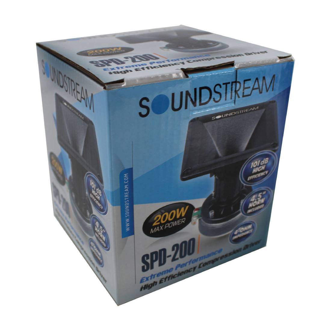 Soundstream SPD-200 200 Watts Max 4 Ohm 1" Aluminum Comprehension Pro Car Audio Tweeter
