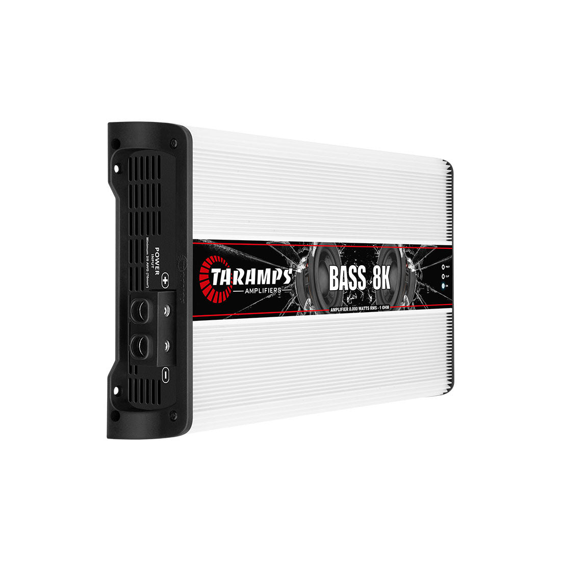 Taramps BASS 8K 1-CH Monoblock 8000W RMS 1-Ohm Class-D Car Audio Amplifier