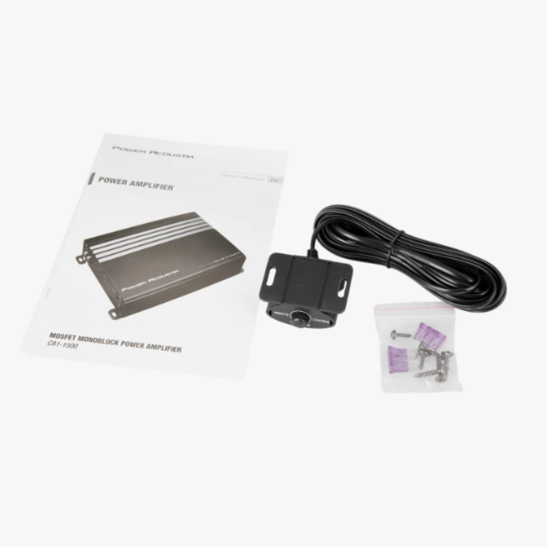 Power Acoustik CA1-1500 1-CH Monoblock 1500W Max Class-A/B Car Audio Amplifier