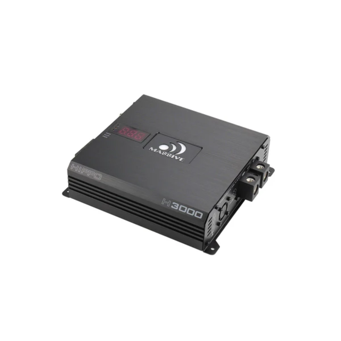 Massive Audio H3000 1-CH Monoblock 3000 Watts RMS @ 1 Ohm Class-D Car Amplifier