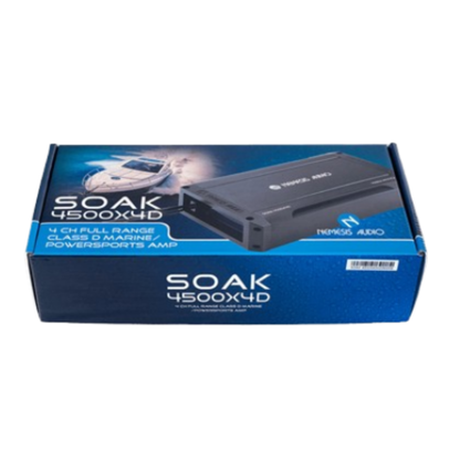 Nemesis Audio SOAK-3800X5D 5-CH 3800W Max Class-D Full-Range Marine Amplifier
