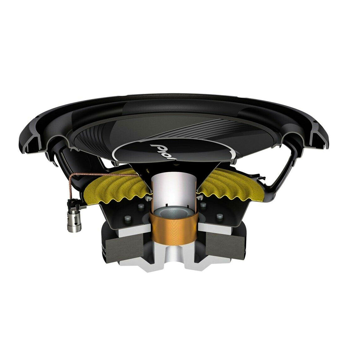 Pioneer TS-A25S4 1200 W Max 10" 4-Ohms Single Voice Coil SVC Car Audio Subwoofer