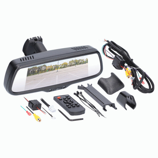 iBeam TE-RM7 Universal 7" Single View Replacement Mirror Monitor w/ 3 Inputs