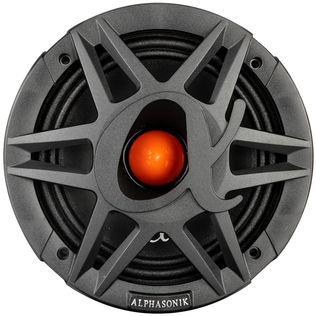 Alphasonik VCA654 6.5" 1400W Max 4-Ohm Car Audio Mid-Range Speakers (Pair)