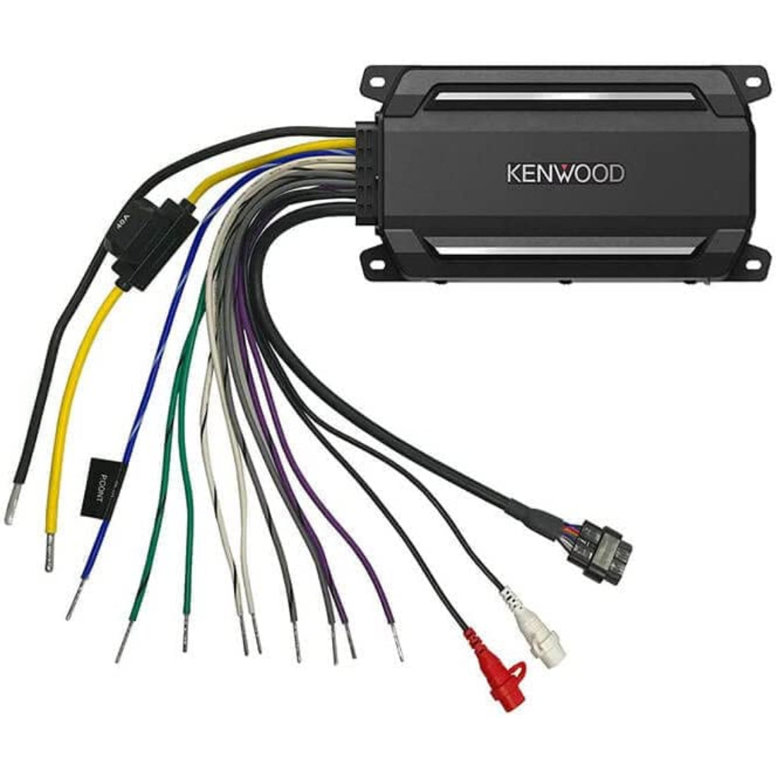 Kenwood KAC-M5024BT 4-Channel 600W Max Class-D Compact Digital Marine Amplifier