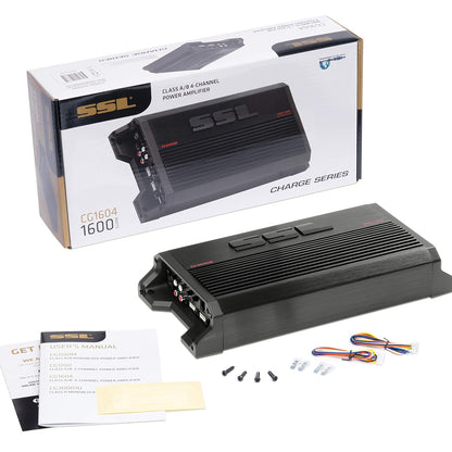 Soundstorm CG1604 1600 Watts Max 4-Channel MOSFET Full Range Car Stereo Amplifier
