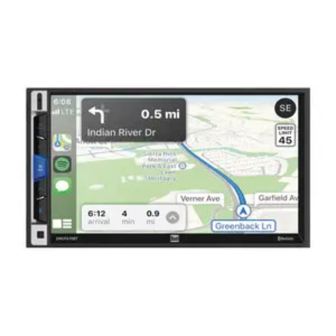 Dual DMCPA70BT 2DIN 7" Digital Multimedia Receiver w/ Apple CarPlay Android Auto