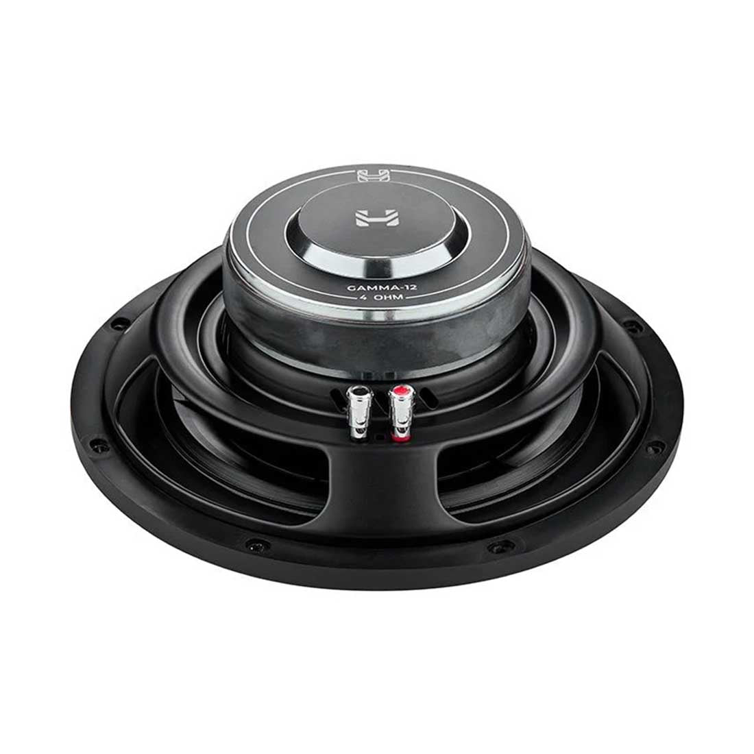 Black Hydra GAMMA-12 12" 800W Max Single 4-Ohm Voice Coil SVC Car Subwoofer