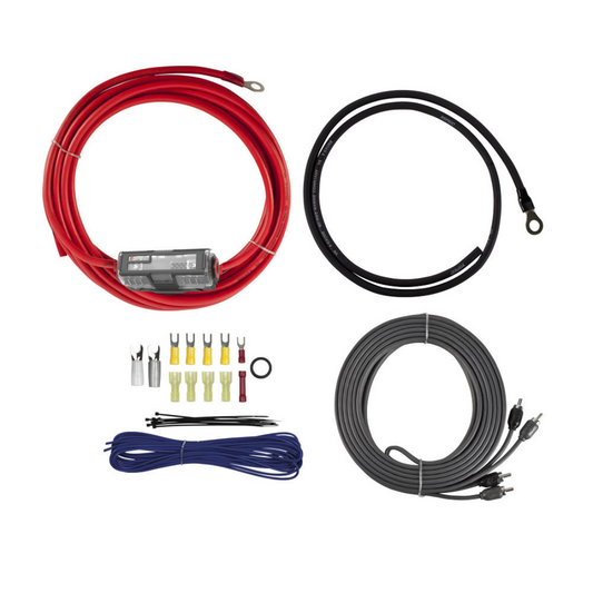 T-Spec V8-AK8 8 AWG Gauge 600 Watt Amplifier Installation Kit w/ RCA Cable