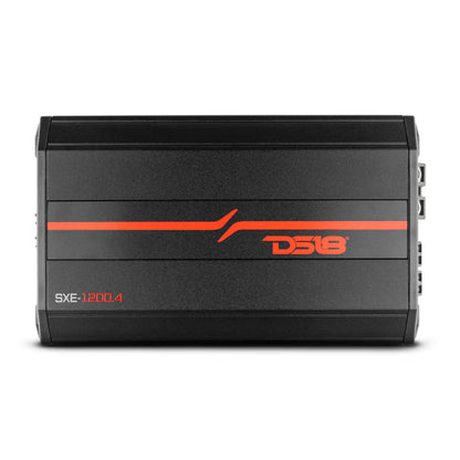 DS18 SXE-1200.4/BK 1200W Peak 4-Channel Class-A/B Full-Range Car Audio Amplifier