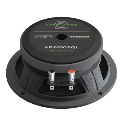 Deaf Bonce Apocalypse AP-M60SQL 6.5" 300W Max 4-Ohms Car Audio Midrange Speakers