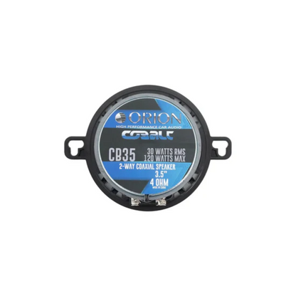 Orion CB35 Cobalt Series 3.5" 2-Way 120W Max 4-Ohm Car Coaxial Speakers (Pair)