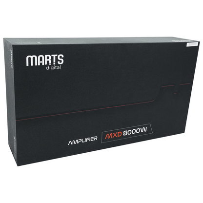 Marts Digital MXD 8000 1 Ohm Monoblock 8000W RMS Class-D Full Range Amplifier
