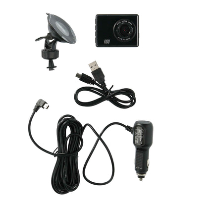 iBeam TE-DVR1080 Windshield Suction Mount 1080P Dash Camera w/ 2" LCD Screen