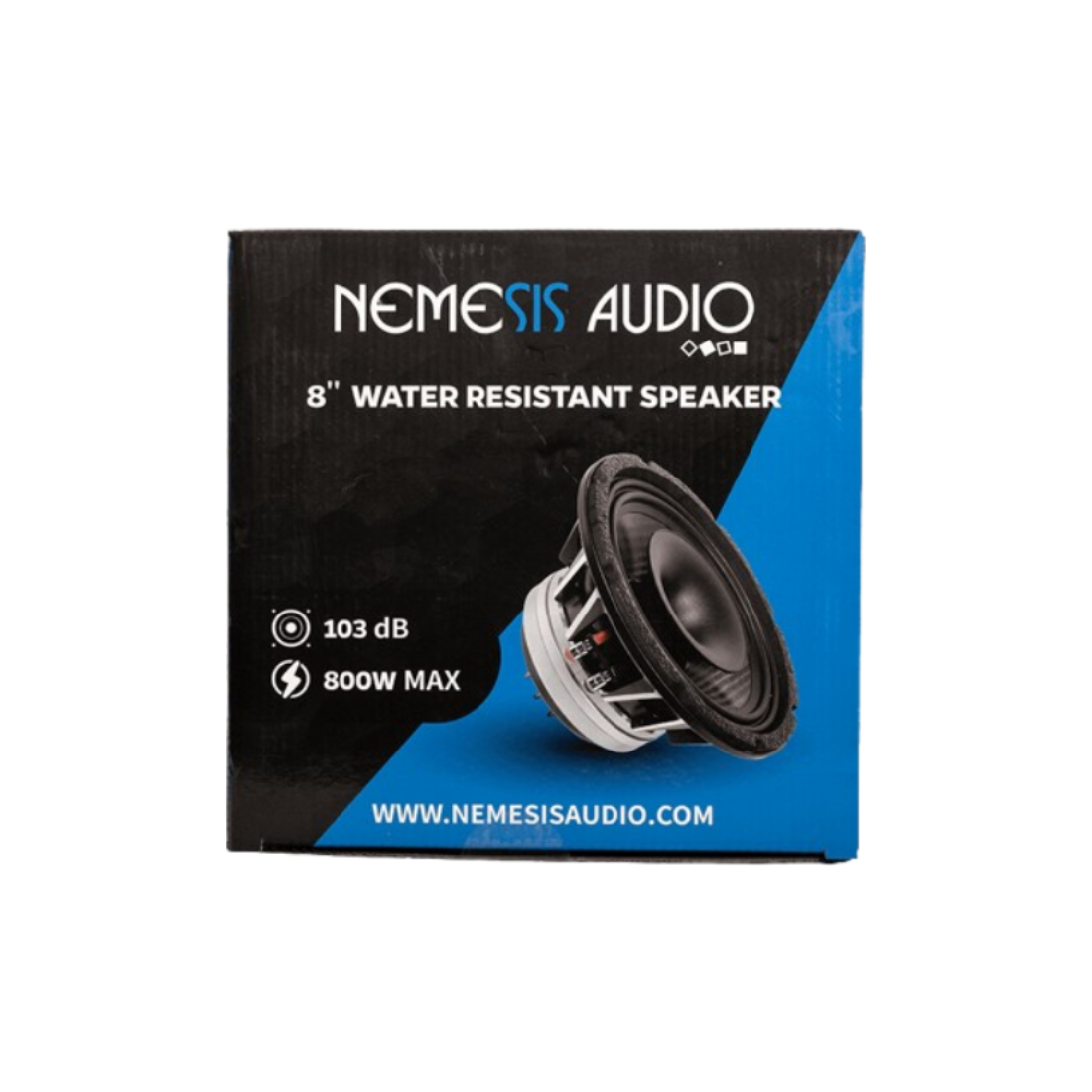 Nemesis Audio NEO-CX8CF 8" 800W Peak Marine Neodymium Coaxial Midrange Speaker