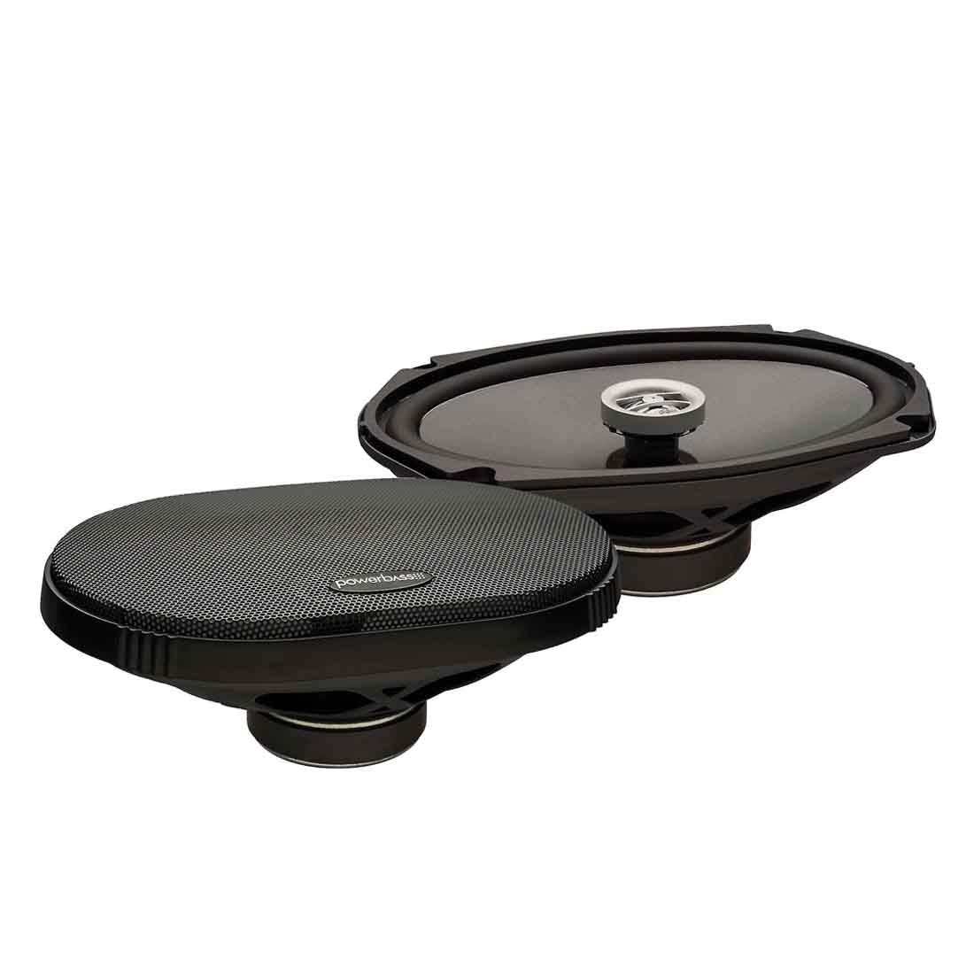 PowerBass OE-692T 6" x 9" 180W Max 2-Ohm Shallow Mount Coaxial Car Speakers