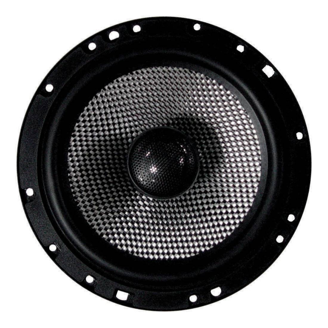 American Bass SQ6.5 160 Watts Max Power 4 Ohm 6.5" 2-Way Coaxial Car Audio Speakers