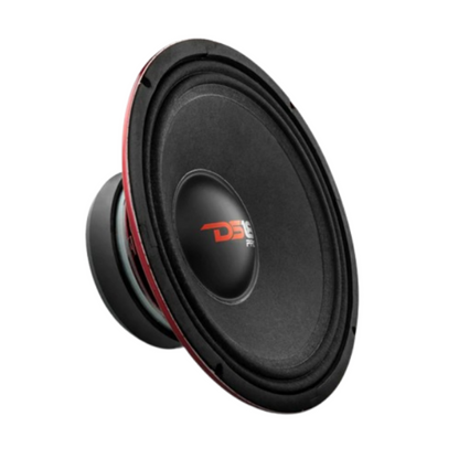 DS18 PRO-X10.4M 10" 600W Max 4-Ohm Car Audio Mid-Range Loudspeaker (Single)