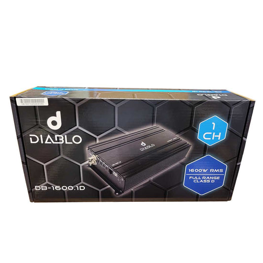Diablo DB-1600.1D 1-CH Monoblock 1600W RMS Full-Range Class-D Mini Amplifier