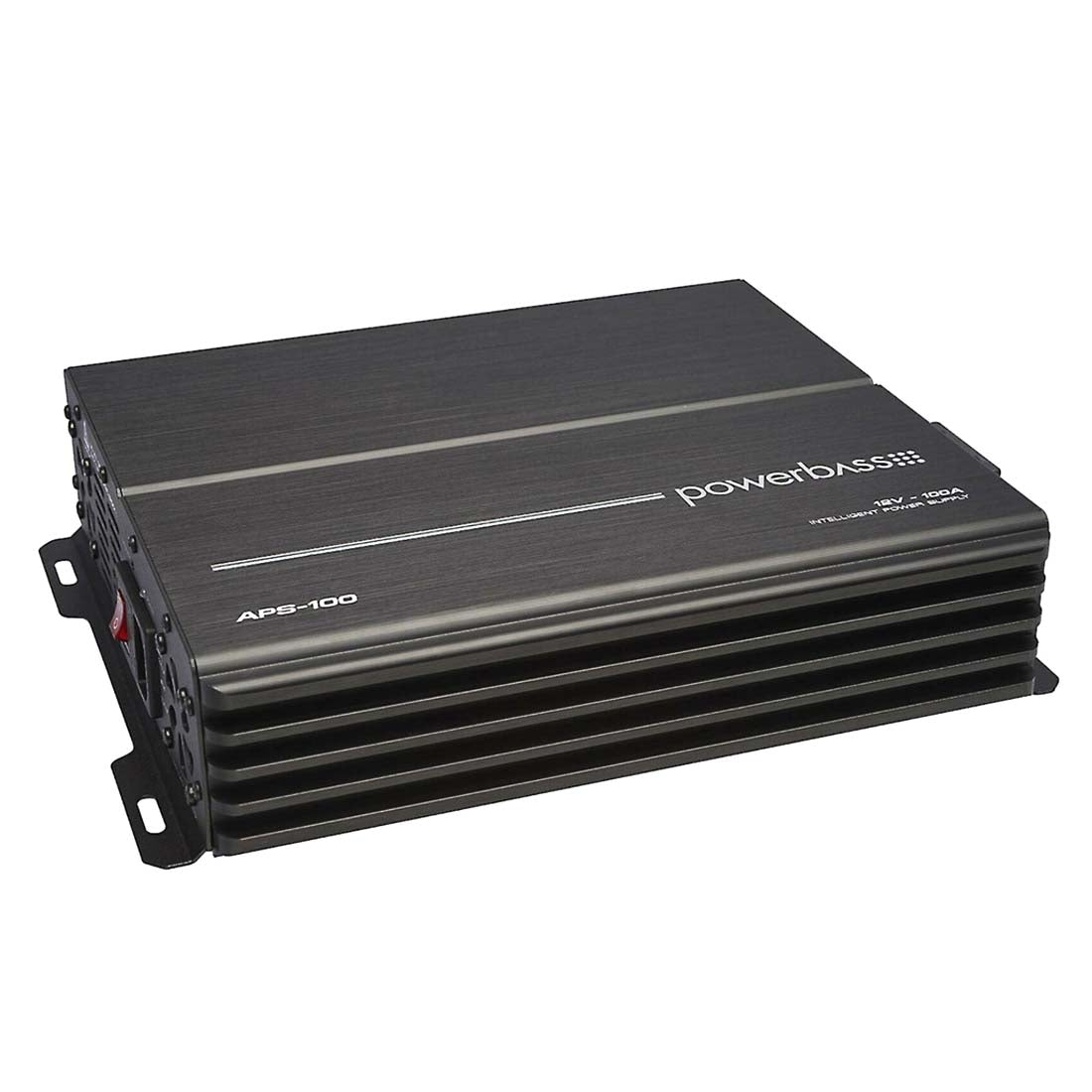 PowerBass APS-100 12V 100A AC to DC Power Supply w/ LCD Voltage Meter