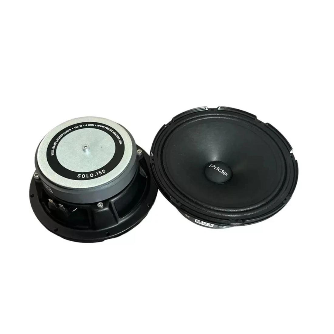 Pride Audio Solo 150 6.5" 150W RMS 4-Ohm Car Audio Midrange Speakers (Pair)