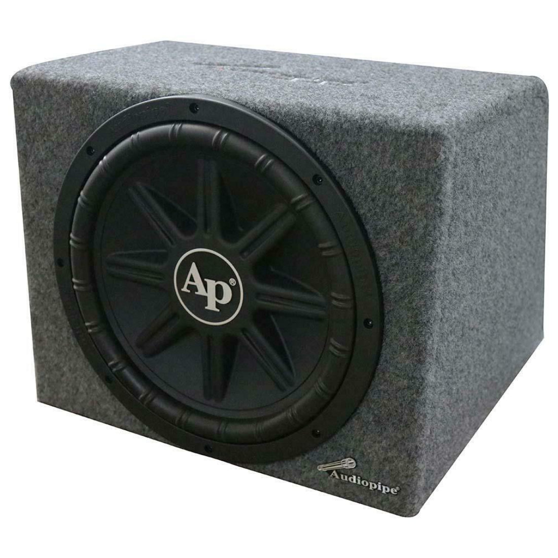 Audiopipe APSB12112PX Single 12" Subwoofer w/ Amplifier & Wiring Kit Bass Package