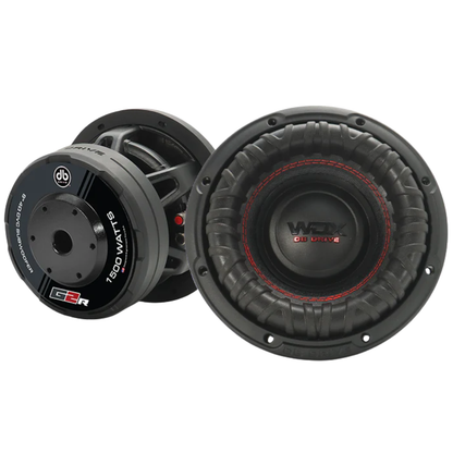 DB Drive WDX8G2R.4 8" 1500 Watts Dual 4-Ohm Voice Coil Car Audio Subwoofer