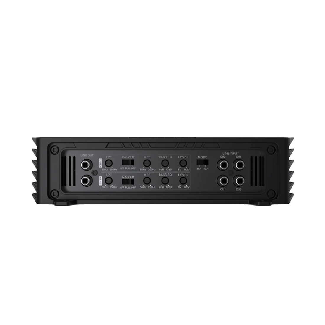 Alphasonik V600.4 4-Channel 1200W Max Class-AB Bridgeable Car Audio Amplifier