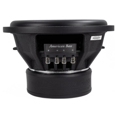 American Bass XR-12D4 12" 2400W Max Dual 4-Ohm Voice Coil Car Audio Subwoofer