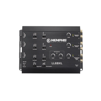 Memphis Audio LL6BXL 6-Channel Line Output Converter LOC with Bass Enhancer