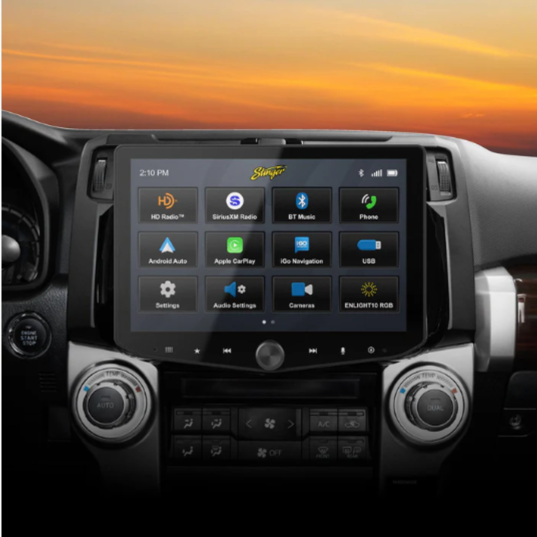 PAC SR-RUN10HX HORIZON10 Installation Kit for Select Toyota 4Runner 2010-2024