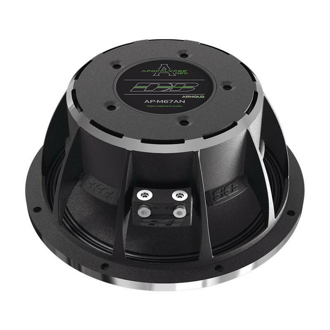Apocalypse AP-M67AN 6.5" 600W Max 4-Ohm Stereo Car Audio Midrange Speakers -Pair