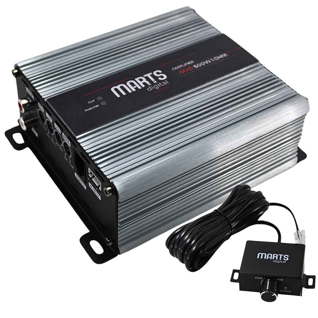 Marts Digital MXD 500 1-OHM 1-Ch Monoblock 500W Full Range Class-D Car Amplifier
