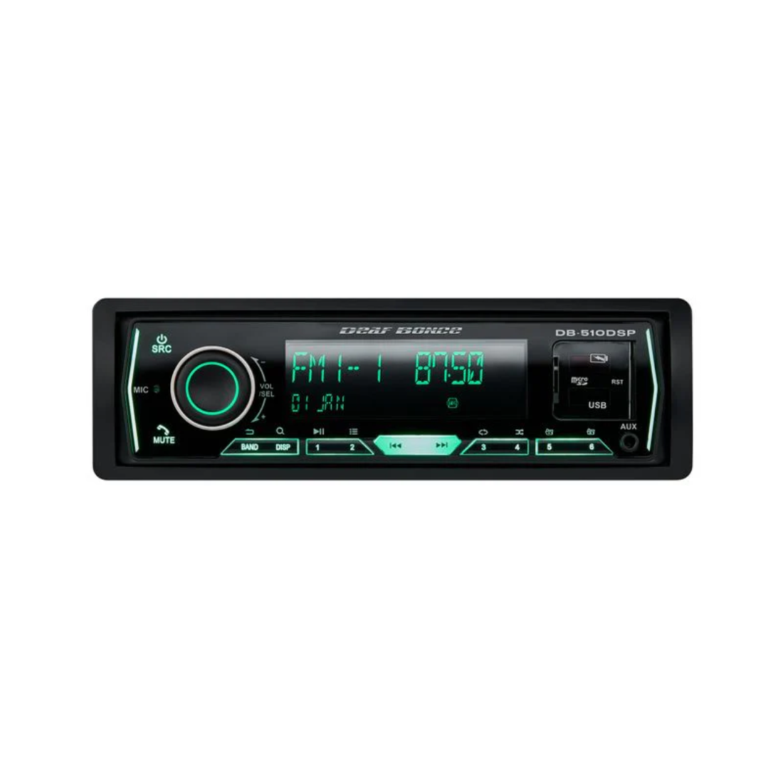 Deaf Bonce DB-510DSP 1-DIN Car Stereo MP3/WMA/USB/AM/FM Head Unit Receiver