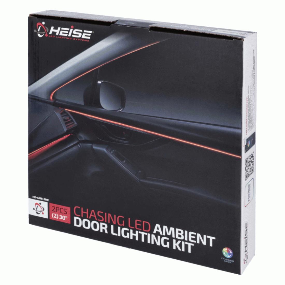 Heise HE-AMB-2DR Chasing LED Ambient Door Lighting Kit w/ Chasing Controller