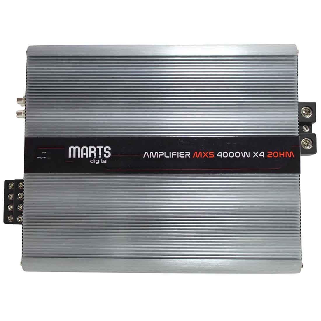 Marts Digital MXS 4000x4 2-Ohm 4-Channel 4000W Full Range Class-D Car Amplifier